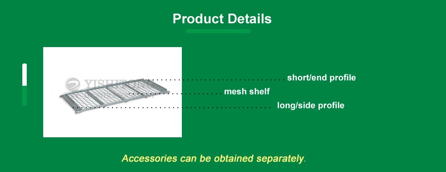 mesh shelf details